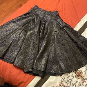 Marciano midi flare skirt